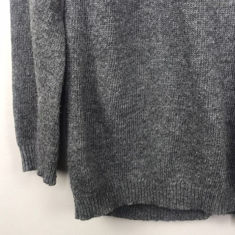 Pixley Stitch Fix Grey Diamond Cut Open Back Sweater Women’s Size Small S - Picture 3 of 7